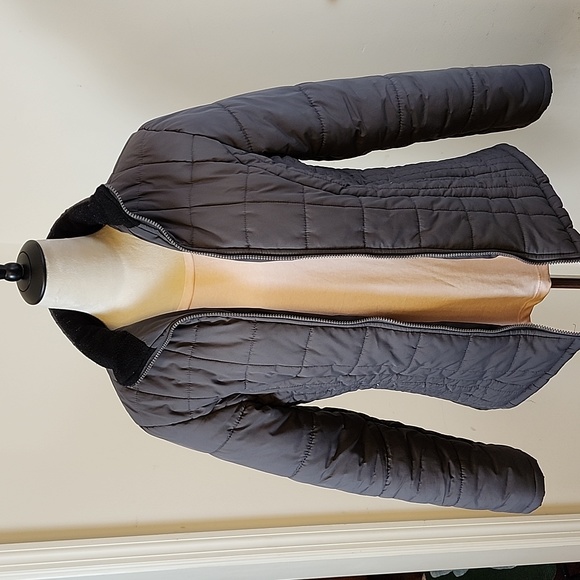 ZLC Collections Dark Gray Puffer Jacket, Size Medium - Picture 2 of 9